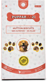 PUPPARAAZI Mutton Biscuits for Dogs 450g High Protein Crunchy Dog Treats with Calcium Vitamins
