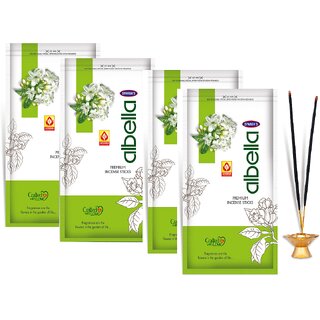 SPARSH AROMATICS Albella Agarbatti Handcrafted Multi Floral Incense Sticks with Soothing Natural Scents (Pack of 4x100g)