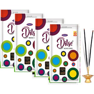 SPARSH AROMATICS Dilse Agarbatti  Long-Lasting Mix Flower Handcrafted Incense Sticks for Relaxation (Pack of 4 x 110g)