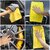 CIS Microfiber Towel 40x40 cm 500 GSM (Yellow)  Super Absorbent Cleaning Cloths for Car, Home, Kitchen (Pack of 4)