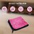 CIS Microfiber Towel 40x40 cm 800 GSM (Pink)  Super Absorbent Cleaning Cloths for Car, Home, Kitchen, Face (Pack of 4)
