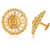 Vivastri Stud Alloy Gold Plated Earrings for Women & Girls [VIVA2751ERG]