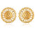 Vivastri Stud Alloy Gold Plated Earrings for Women & Girls [VIVA2751ERG]