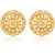Vivastri Stud Alloy Gold Plated Earrings for Women & Girls [VIVA2752ERG]