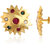 Vivastri Stud Alloy Gold Plated Earrings for Women & Girls [VIVA2770ERG]