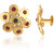 Vivastri Stud Alloy Gold Plated Earrings for Women & Girls [VIVA2771ERG]