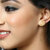 Vivastri Stud Alloy Gold Plated Earrings for Women & Girls [VIVA2772ERG-WHITE]