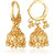 Vivastri Jhumki Alloy Gold Plated Earrings for Women & Girls [VIVA2773ERG]