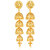 Vivastri Jhumki Alloy Gold Plated Earrings for Women & Girls [VIVA2780ERG]