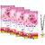 SPARSH AROMATICS Scent Rose Agarbatti  Pure Rose Delight Floral Incense Sticks for Yoga Spirituality(Pack of 4 x 110g)