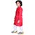 Kid Kupboard Cotton Boys Kurta and Pyjama Set, Red/White, Full-Sleeves, 7-8 Years KIDS7859