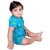 Kid Kupboard Cotton Baby Girls T-Shirt and Short Set, Blue, Half-Sleeves, 12-18 Months KIDS7878