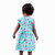 Kid Kupboard Cotton Baby Girls A-Line Frock, Blue, Sleeveless, 3-4 Years KIDS7881