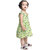 Kid Kupboard Cotton Baby Girls A-Line Frock, Green, Sleeveless, 3-4 Years KIDS7882