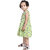 Kid Kupboard Cotton Baby Girls A-Line Frock, Green, Sleeveless, 3-4 Years KIDS7882