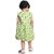 Kid Kupboard Cotton Baby Girls A-Line Frock, Green, Sleeveless, 3-4 Years KIDS7882