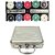 Silver Case Poker Set  100 Casino Chips, 2 Card Decks & 5 Dice, Premium Gaming Set for Home & Parties