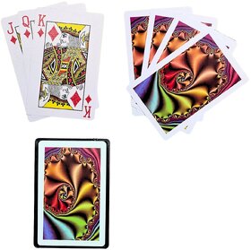 Premium Plastic Playing Cards  Washable and Durable Deck, Set of 1