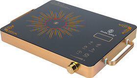 Double Safety 2000W Radiant Electric Cooktop  Touch Panel Control, Model DB11, Black