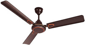 Double Safety Brown Decorative with 1 Year Warranty 1200 mm Ceiling Fan (1 Star | Brown | Pack of 1)