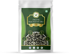Simply Jaivik Unpolished Black Urad Dal Chilka (Split)  High Protein, Fiber  Iron  Naturally Grown, Sun-Dried (1 Kg)