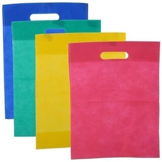 D-Cut Non Woven Bags 12x18 inches  Pack of 18 Pcs