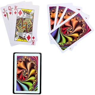 Premium Plastic Playing Cards  Washable and Durable Deck, Set of 1