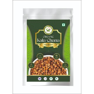 Simply Jaivik Premium Kala Chana  Whole Black Chickpeas, Unpolished, Rich in Protein  Iron, Natural Fiber (1kg)