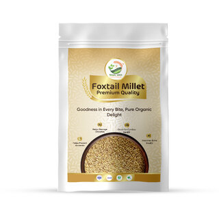 Simply Jaivik Foxtail Millet  Naturally Grown, Packed with Protein, Iron  Antioxidants (1kg)