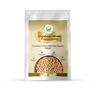 Simply Jaivik Whole Soyabean  Premium Plant Protein Source, Rich in Iron  Fatty Acids (1kg)