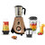 Double Safety Royal Series 750W Mixer Grinder Juicer with 4 Jars (Cape Town Curve, Golden)