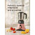 Double Safety Royal 750W Mixer Grinder with 3 Jars - Orlando (Black & Pink)