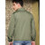 PrintCultr Mens Green Full Sleeve Solid Windcheater Stylish, Comfortable & Casual Outerwear