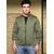 PrintCultr Mens Green Full Sleeve Solid Windcheater Stylish, Comfortable & Casual Outerwear