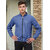 PrintCultr Men Blue Full Sleeve Solid Windcheater