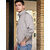PrintCultr Mens Stylish Full Sleeve Solid Windcheater Jacket (Grey) - Comfortable & Lightweight