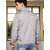 PrintCultr Mens Stylish Full Sleeve Solid Windcheater Jacket (Grey) - Comfortable & Lightweight