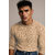 Fashion Point Casual Round Neck Sweater D.2  Long Sleeve Cream Woolen  for Men