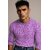 Fashion Point Casual Round Neck Sweater D.2 Long Sleeves Woolen Purple for Men