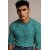 Fashion Point Casual Round Neck Sweater D.2 Long Sleeves Woolen Green for Men