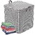 180L Foldable Clothes Organizer For Wardrobe, Blanket Storage Box Cloth and Dress Organiser Basket Bag with Reinforced