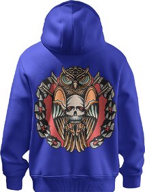 BULL CLOTHING Unique Designer Pullover Dark Blue Hoodie Statement-Making Streetwear,Ideal for Fashion-Forward Men