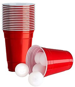 Infant Beer Pong Glasses Set of 15 - Red