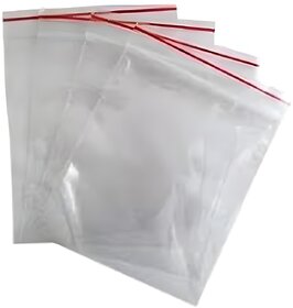 Thick Plastic Zip Lock Pouch Bags 8 x 10 Inches, Transparent  25 Pcs Pack