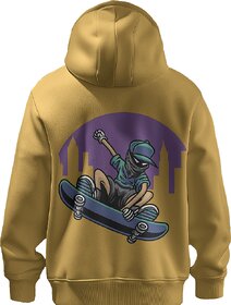 BULL CLOTHING Mens Shredder Skateboarder Printed Hoodie Casual Pullover Sweatshirt for Boys