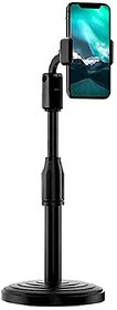 BIYANKA 360 Rotating Mobile Phone Desktop Stand - Black