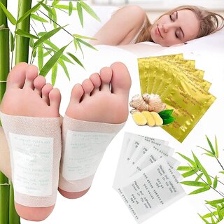 Organic Health Foot Patch Detox Ginger Pads for Removing Toxins, Foot & Body Cleansing (10pcs)