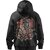 BULL CLOTHING Men's Black Hoodie King Printed Design 60 Cotton 40 Poly 280 GSM Fleece