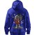 BULL CLOTHING Stylish Retro Astronaut Graphic Dark Blue Hoodie Featuring Cool Boombox Design 