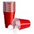 Infant Beer Pong Glasses Set of 15 - Red